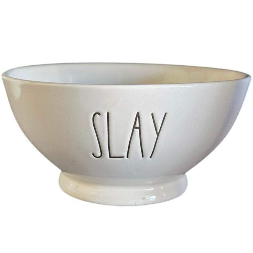 Rae Dunn SLAY Ceramic Bowl - Artisan Collection by Magenta (USED)